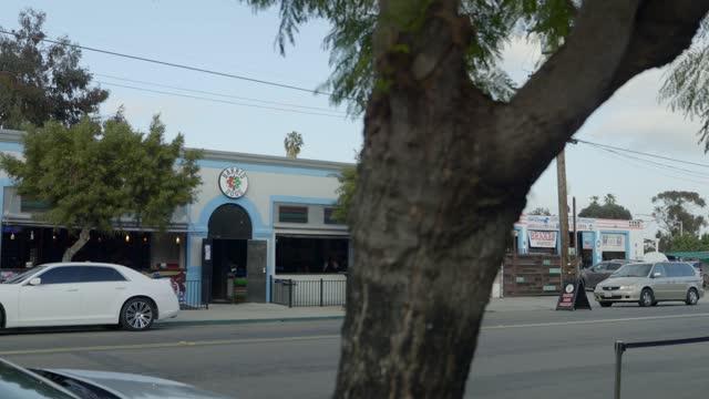 The downtown streets, homes and the buildings in Barrio Logan.