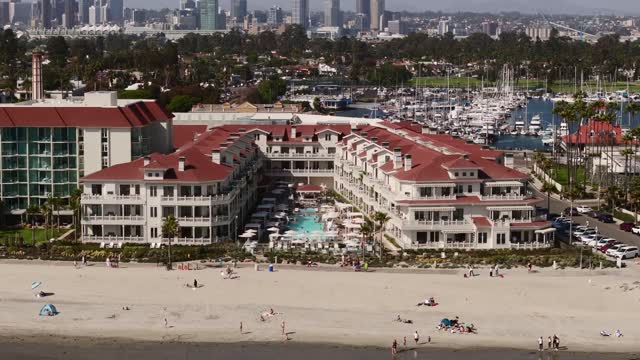 The Shore House at the Hotel Del Coronado in San Diego | Drone Video