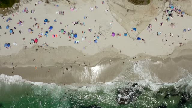 Windansea Beach In La Jolla California on a sunny day | Drone Video – 2