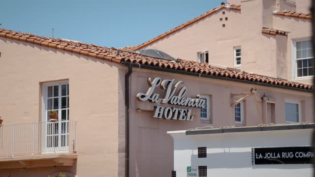 The downtown streets, the buildings and the city at La Jolla Village.