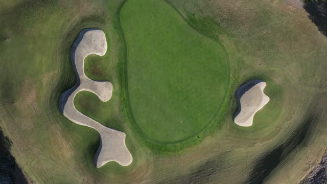 Aerial view of the country inland and open country in Santaluz.