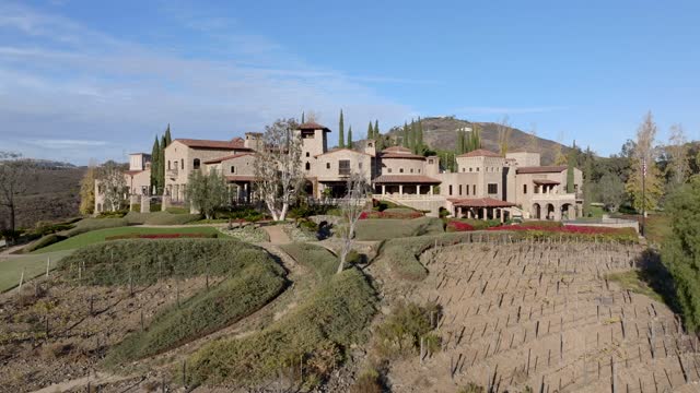 Aerial footage of The Bridges at Rancho Santa Fe Country Club and Golf Course | Drone Video – 3