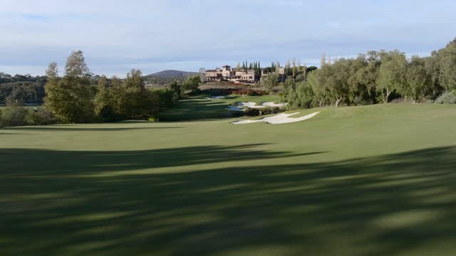Aerial footage of The Bridges at Rancho Santa Fe Country Club and Golf Course | Drone Video – 6