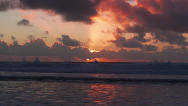 The beach, the surf and the ocean at Black’s Beach.